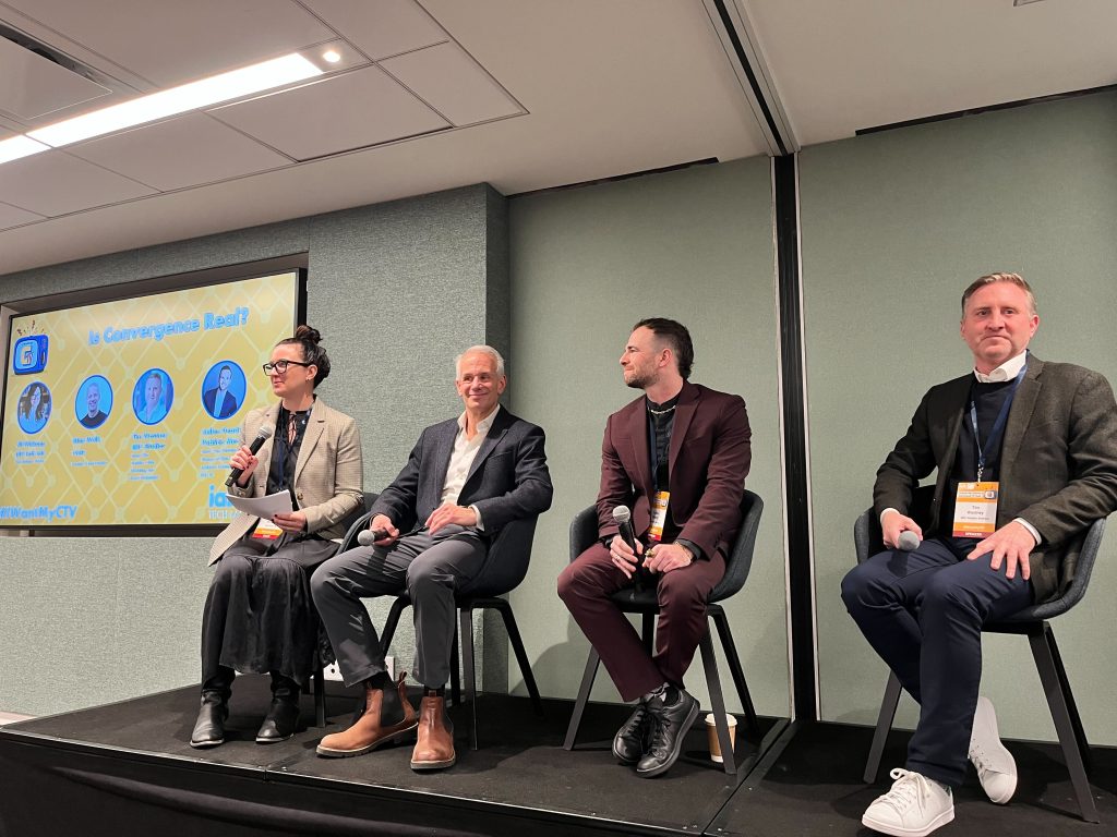Jill Wittkopp, Alan Wolk, Callum Deady from Publicis and Tim Wastney from the BBC discuss Convergence
